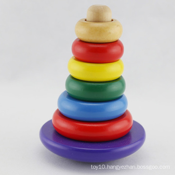 Wooden Rainbow Anyway Stacker Toy